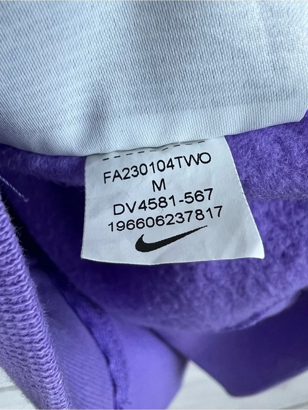 Nike Liverpool FC Pullover Hoodie Standard Issue Purple Soccer Zip Up Medium